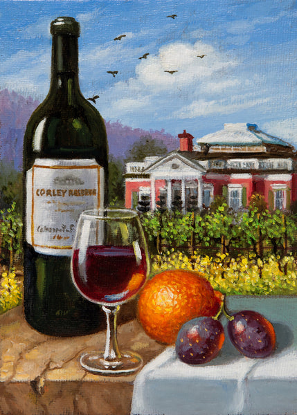 Final Imre Buvary 7 x 5" Framed Original Oil Paintings by Buvary