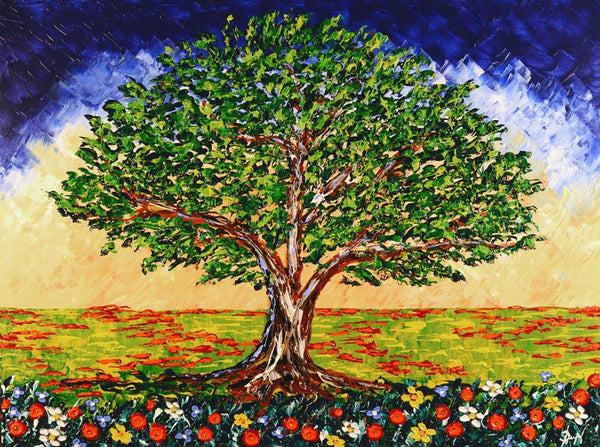 Meadow of the Grand Oak 36x48" original