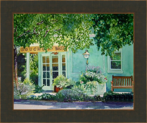 Bouchon Bakery by Gail Chandler - custom framed