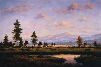 Early Morning in the Valley - 18x27" Giclee on Paper