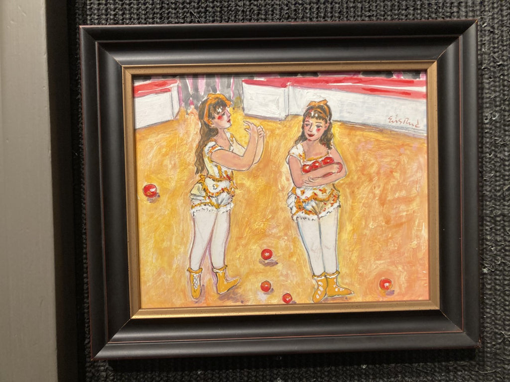 Two Little Circus Girls After Renoir original by Wayne Ensrud