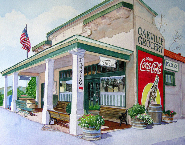 Oakville Grocery - Giclée on Canvas