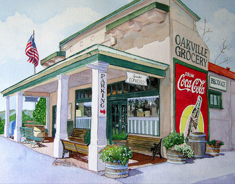 Oakville Grocery - Giclée on Canvas