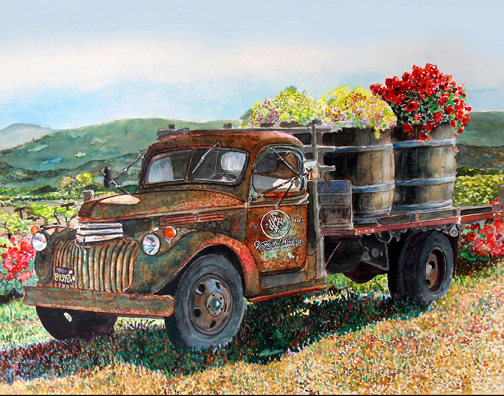 Vintage Harvest - Giclée on Canvas