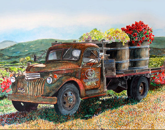 Vintage Harvest - Giclée on Canvas