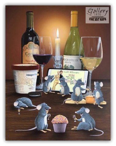 Girls Night Out limited edition canvas print by Patrick O'Rourke
