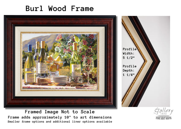 Gold Rush - custom framed