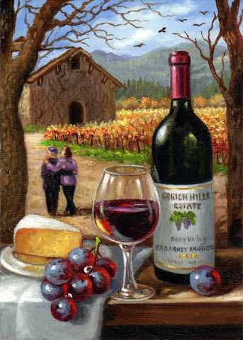 Grgich Hills Estate - 10 x 8" Canvas Print