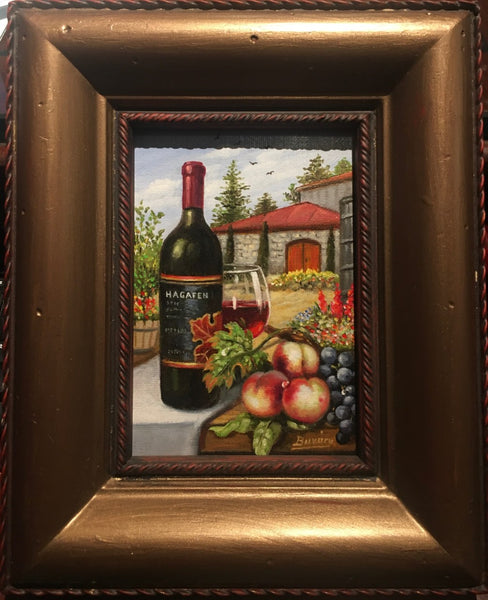 Hagafen 7 x 5" original oil