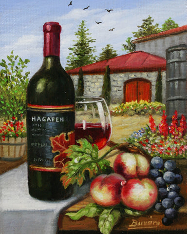 Hagafen 7 x 5" original oil