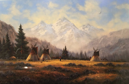 Spring On the Meadow - 18x27" Giclee on Paper