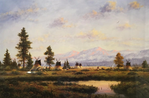 Early Morning in the Valley - 18x27" Giclee on Paper