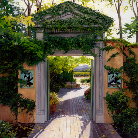 Entrance to Tra Vigne by Susan Hoehn