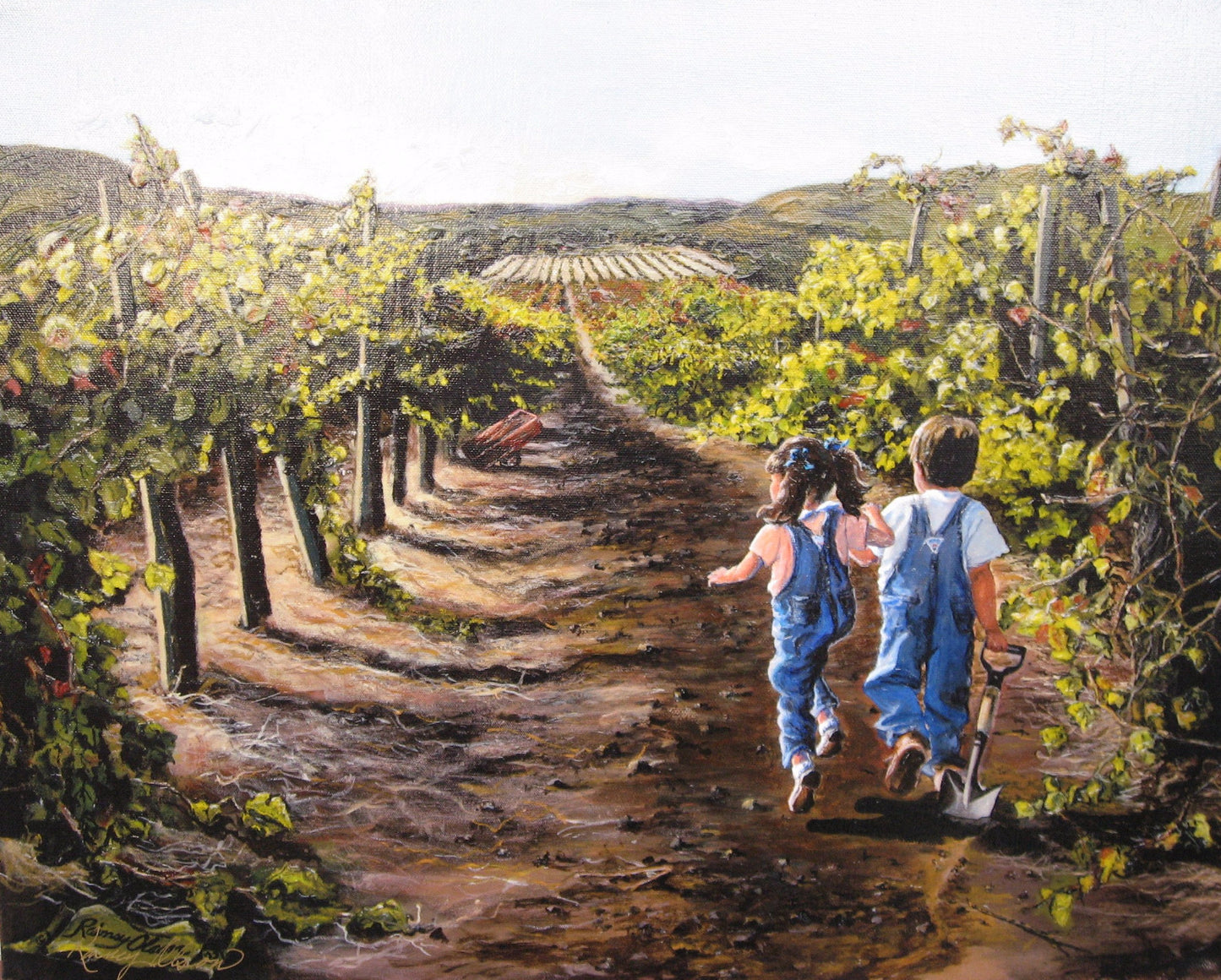 On Their Way Home Print Commission