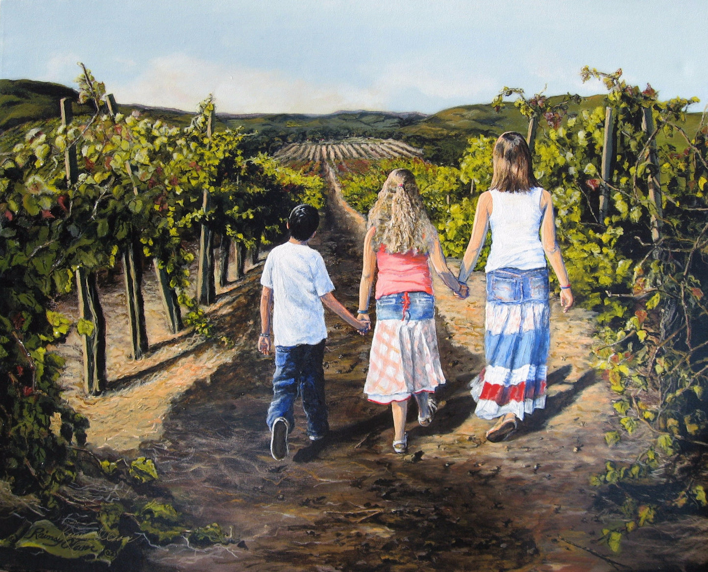 On Their Way Home Print Commission