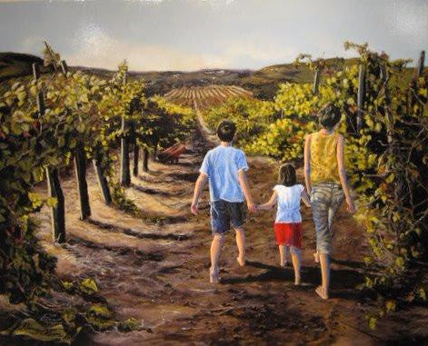 On Their Way Home Print Commission