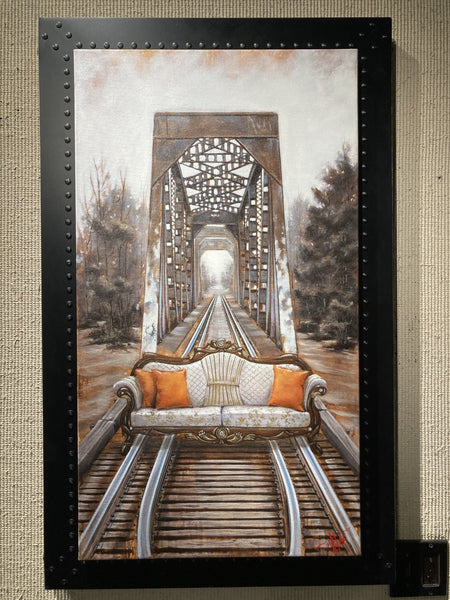 The Journey 36 x 20" original oil by Pete Tillack