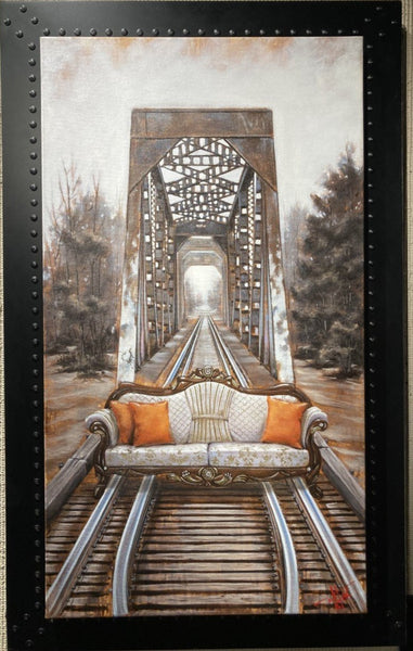 The Journey 36 x 20" original oil by Pete Tillack