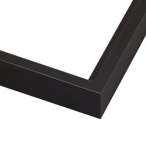 Black float frame
