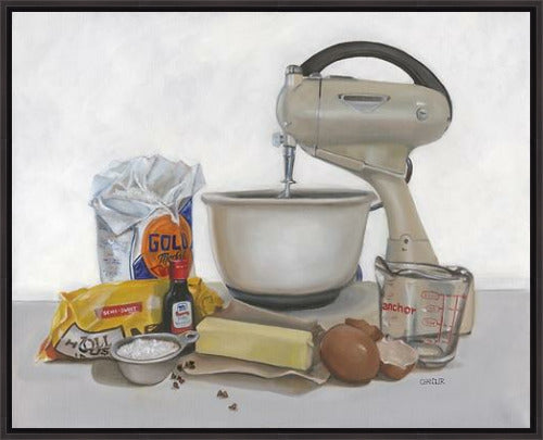 Enable Cookies by Gail Chandler - black float frame