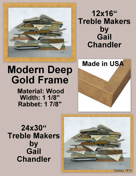 Treble Makers by Gail Chandler custom framed
