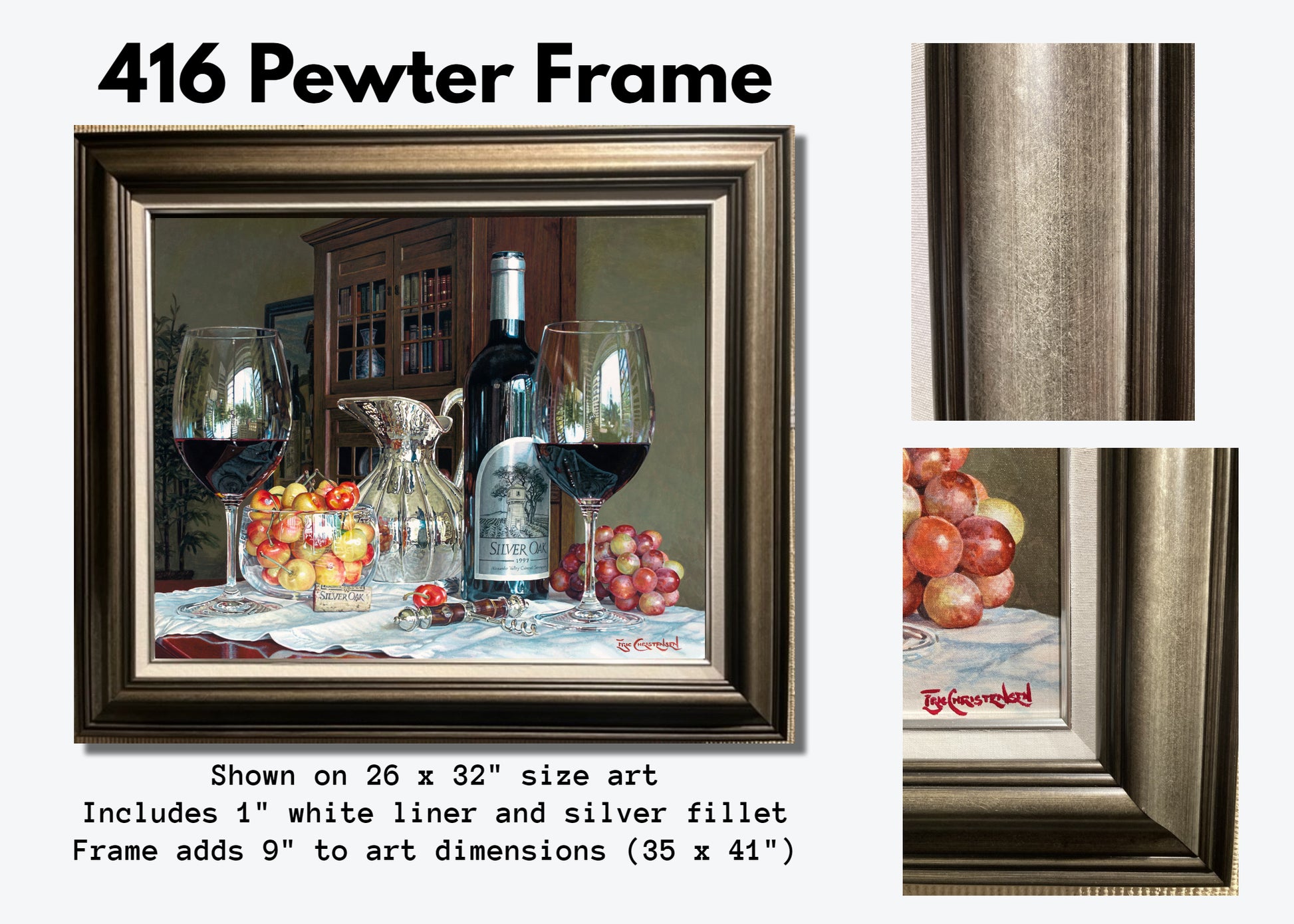 Custom Framed A Moment of Reflection by Eric Christensen