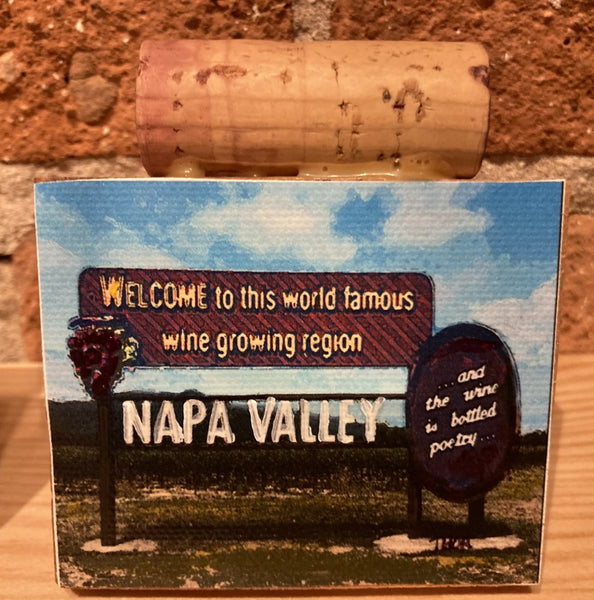 Mini Cork Easel Back Print