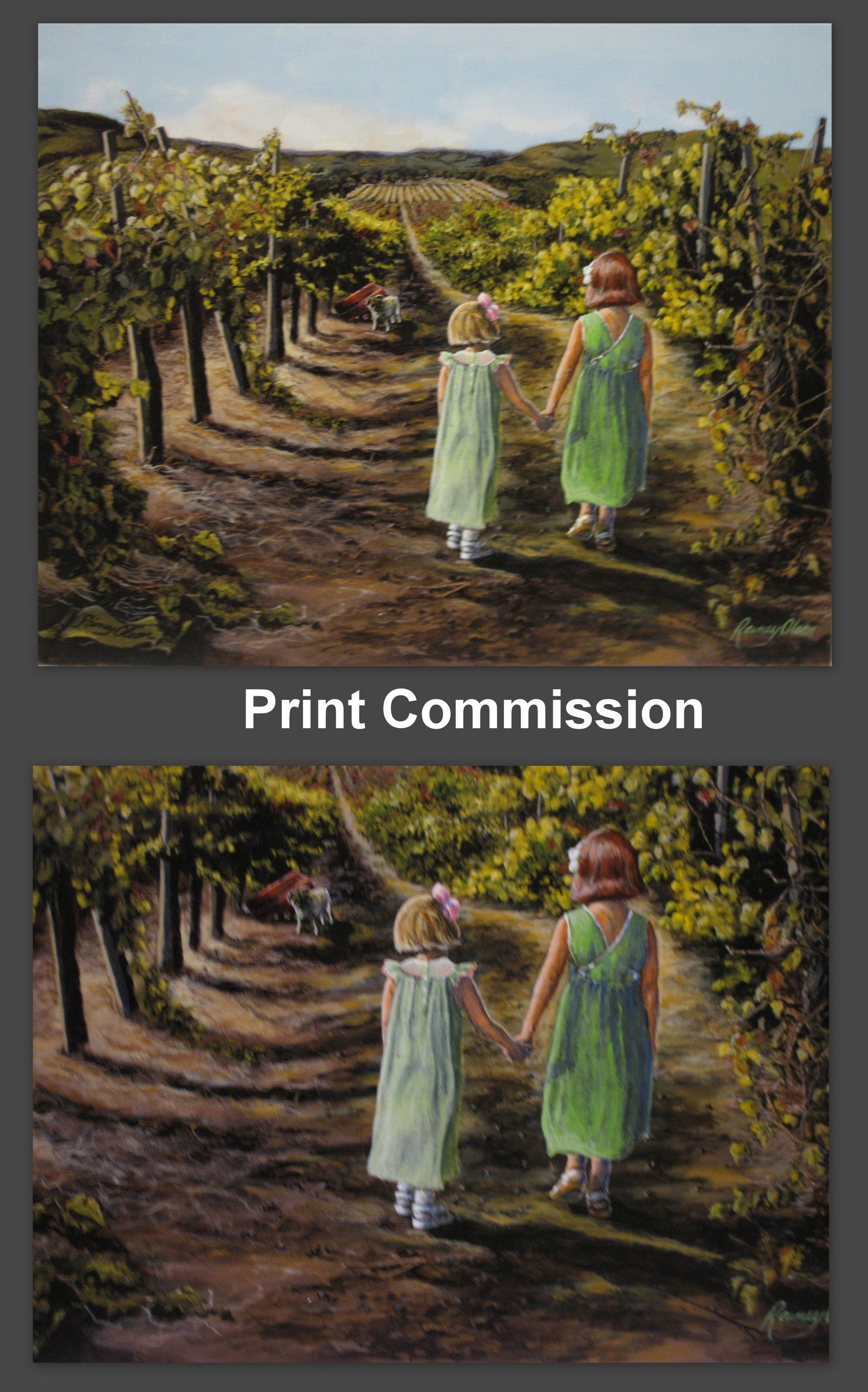 On Their Way Home Print Commission