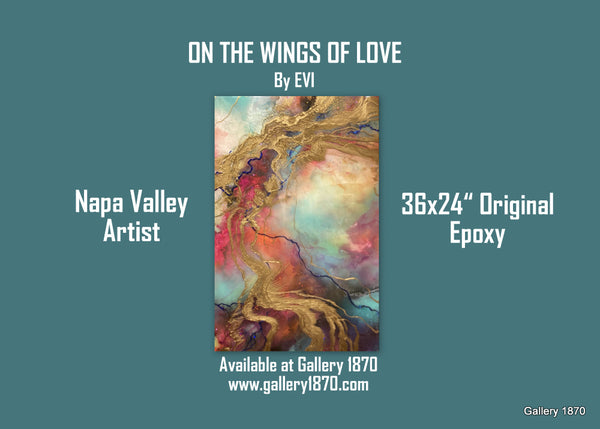 On the Wings of Love 36x24" Original