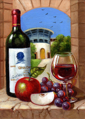 Opus One 10x8" canvas print