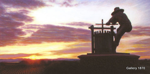 Passion of the Valley 15 x 30" Original by Harada