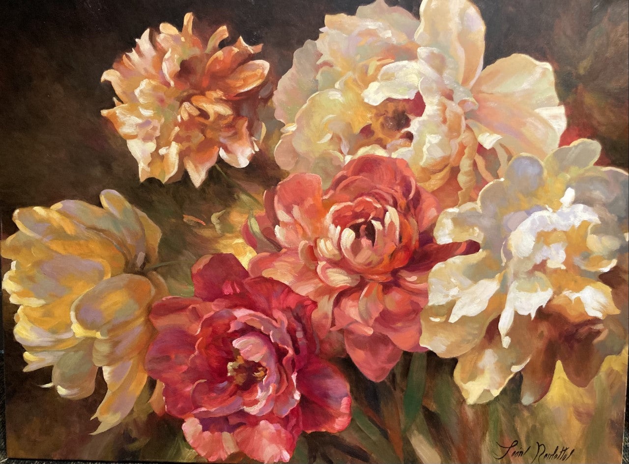 Peony Bouquet 30 x 40