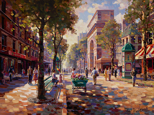 Porte St. Denis - Canvas Print