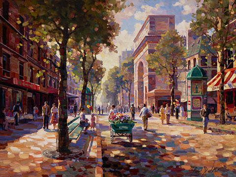 Porte St. Denis - Canvas Print