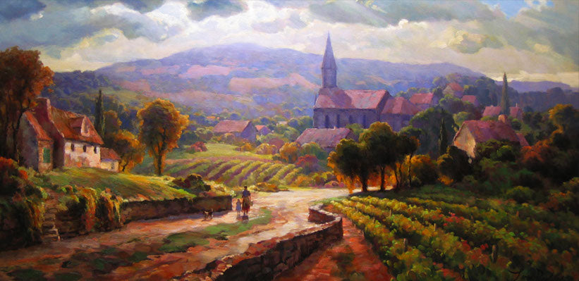Tuscany Splendor, Tuscany Reflections & Alsace Morning by Leon Roulette