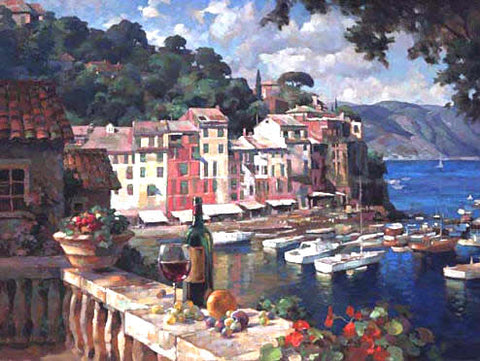 Portofino Afternoon - canvas print