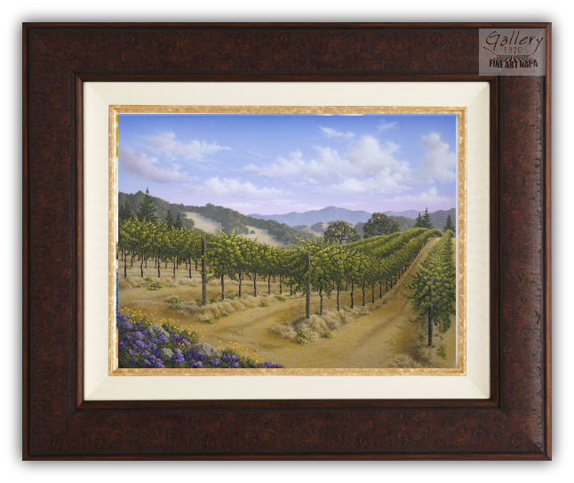 Spring Vista by Patrick O'Rourke - Custom Framed