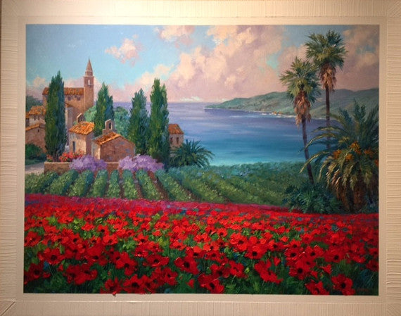 Spring's Embrace - 38x48" original