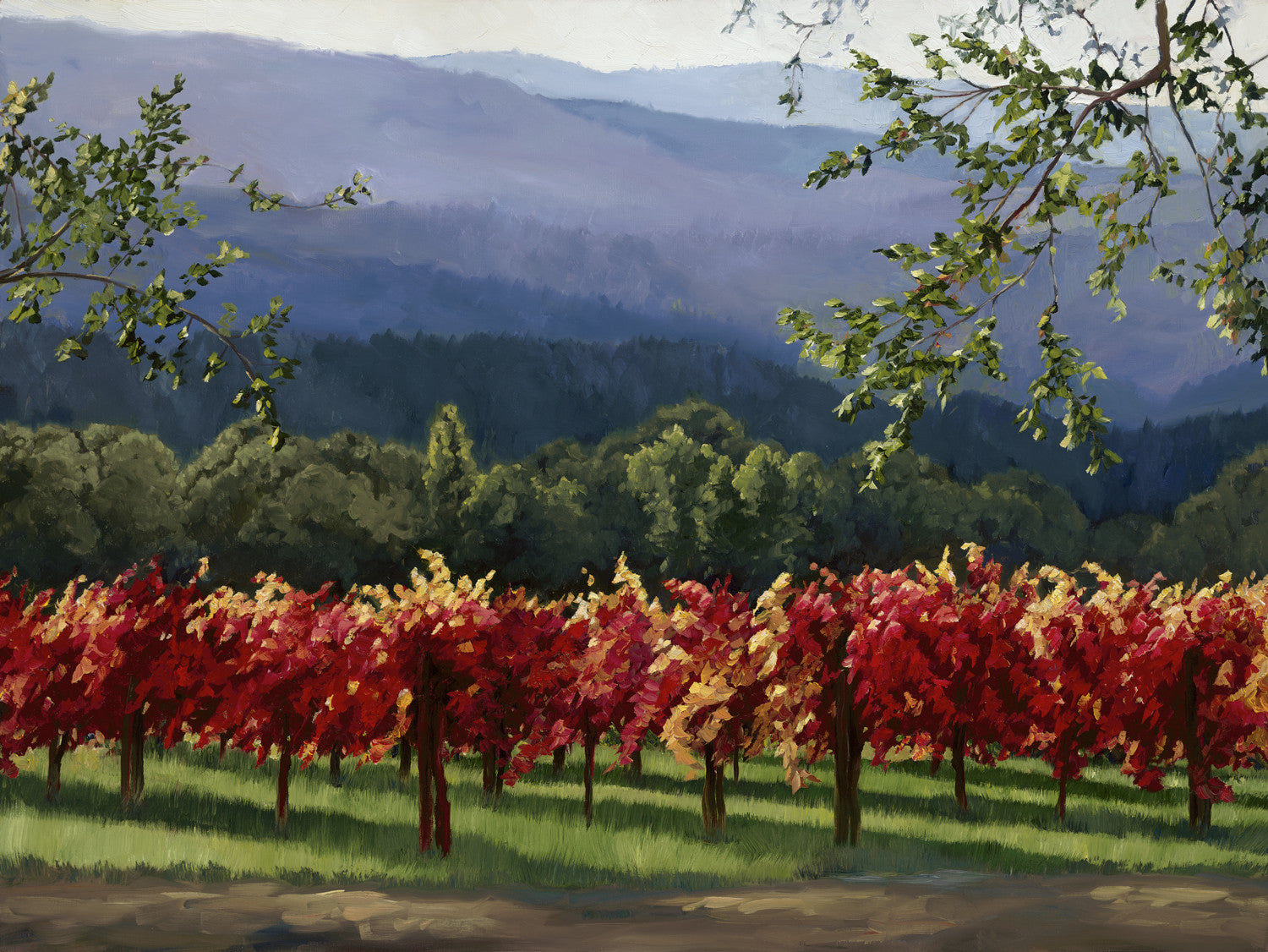 St. Helena Red - Limited Edition by Susan Hoehn