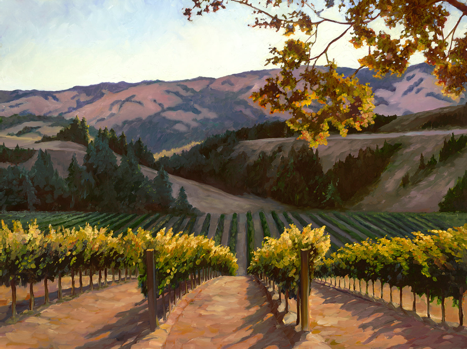 Sunlit Vines - Limited Edition artwork by Susan Hoehn
