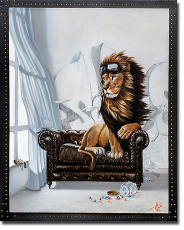 All the Marbles 48x36" Original Oil