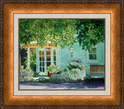 Bouchon Bakery by Gail Chandler - custom framed