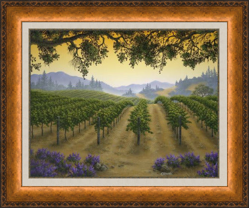 Daybreak in the Backcountry by Patrick O'Rourke - custom framed