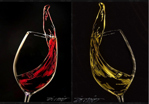 DeRubeis Wine original abstract