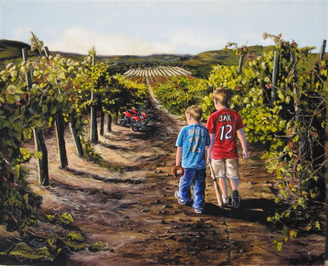 On Their Way Home Print Commission