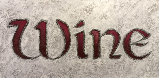 Wine 15x30" acrylic
