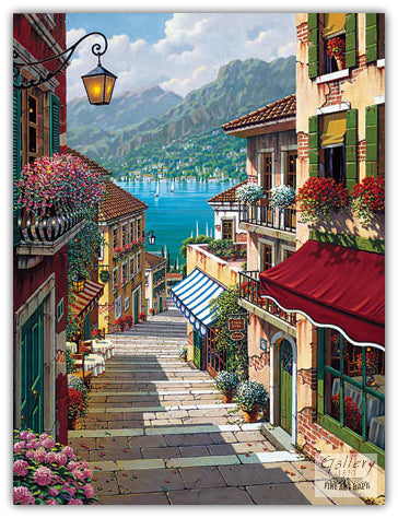 Bellagio Village - limited edition canvas giclée