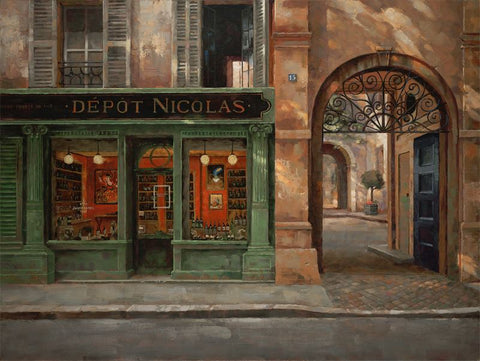 Depot Nicolas - canvas print