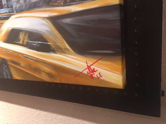 Scandalous by Pete Tillack custom framed