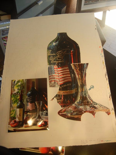 Taste of Glory original watercolor by Eric Christensen painted for Gallery 1870